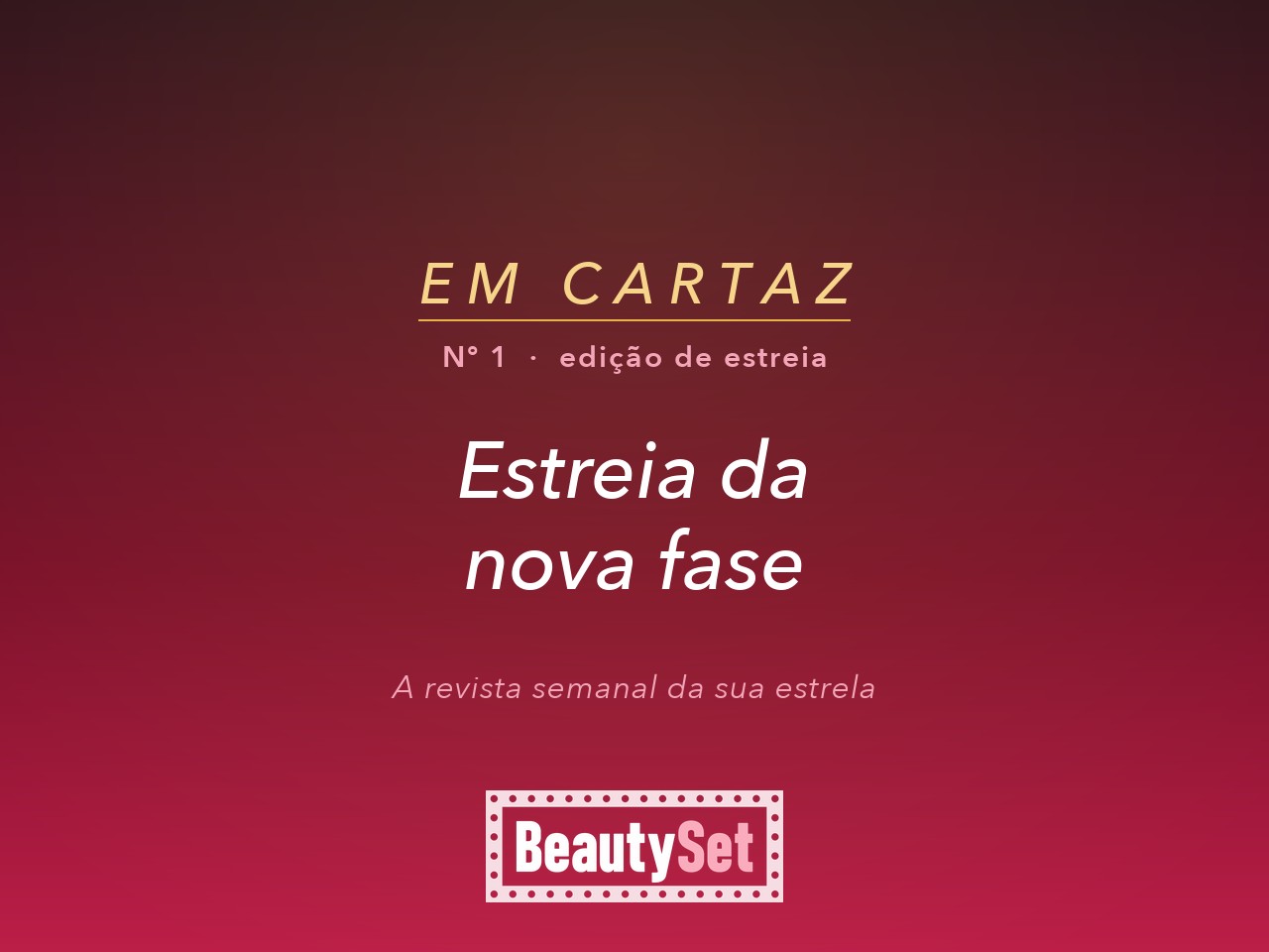 Capa de Estreia da nova fase: o roteiro, a bilheteria e a segurança do seu set