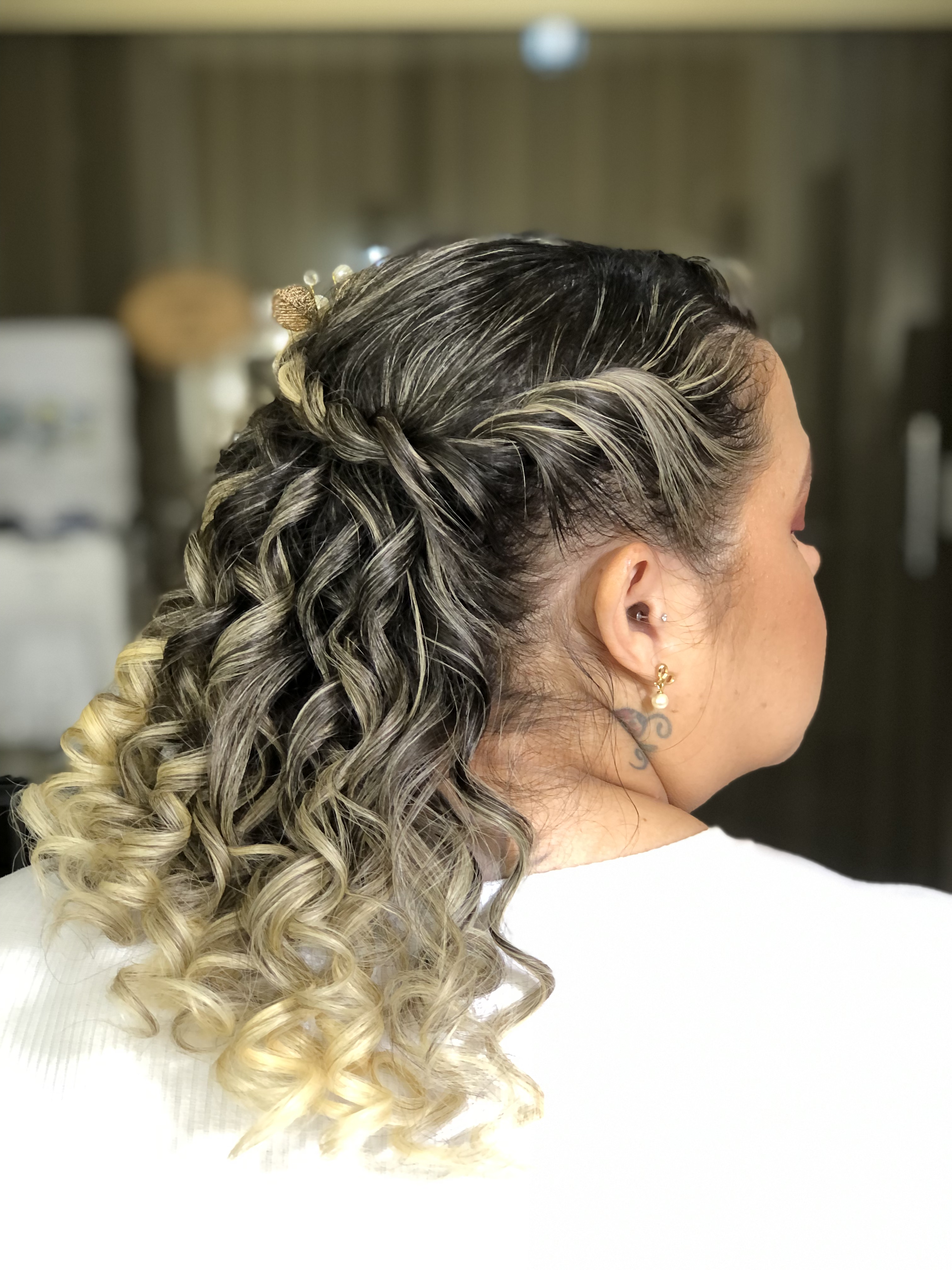 Penteado para festa