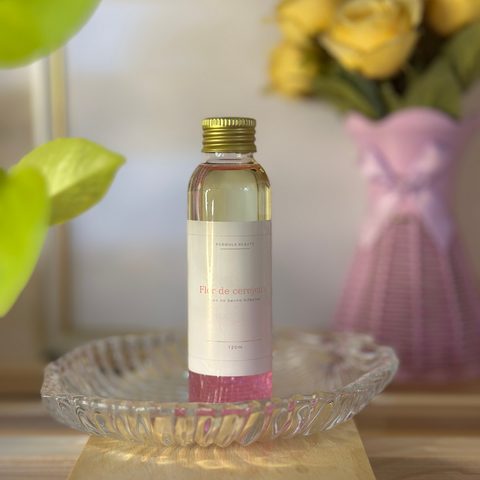 Óleo de banho bifásico flor de cerejeira